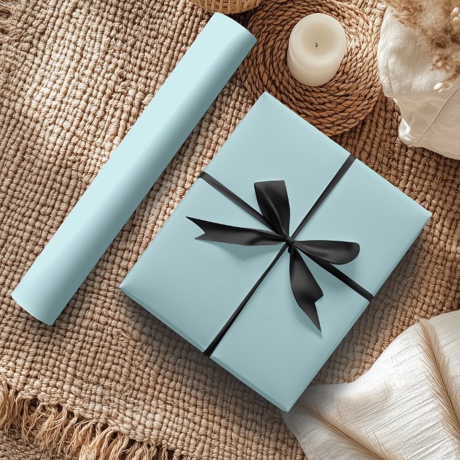 Pastel Green Solid Color | Classic | elegant Geschenkpapier (Von Creator hochgeladen)