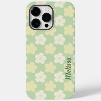 Pastel Green Vintag Floral Individuelle Name Cover