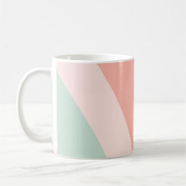 Pastel Groovy Retro Vintage colorful Pattern Kaffeetasse