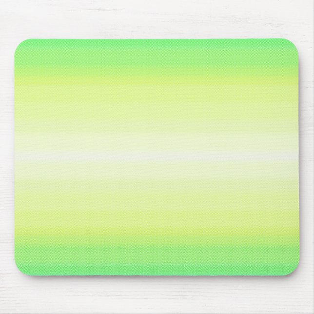 Pastel Grün Abstrakt Blur Gradient Ombre Mousepad (Vorne)