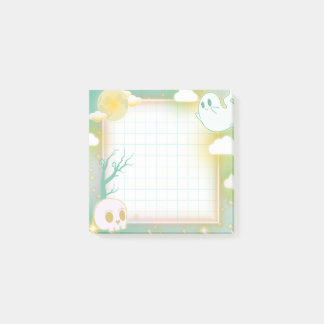 Pastel Halloween Ghost Post-it Klebezettel
