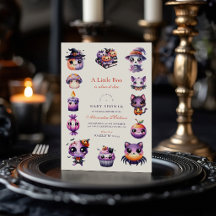 Pastel Halloween Little Boo Theme Kinderdusche