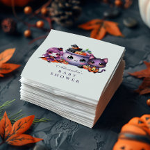 Pastel Halloween Little Boo Theme Kinderdusche