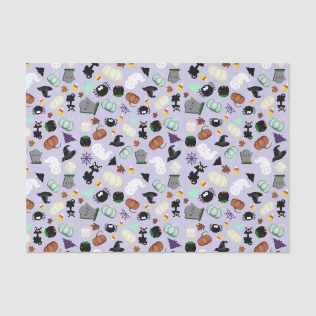 Pastel Halloween Seidenpapier (Vorderseite)