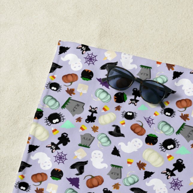 Pastel Halloween Strandtuch (Beispiel)