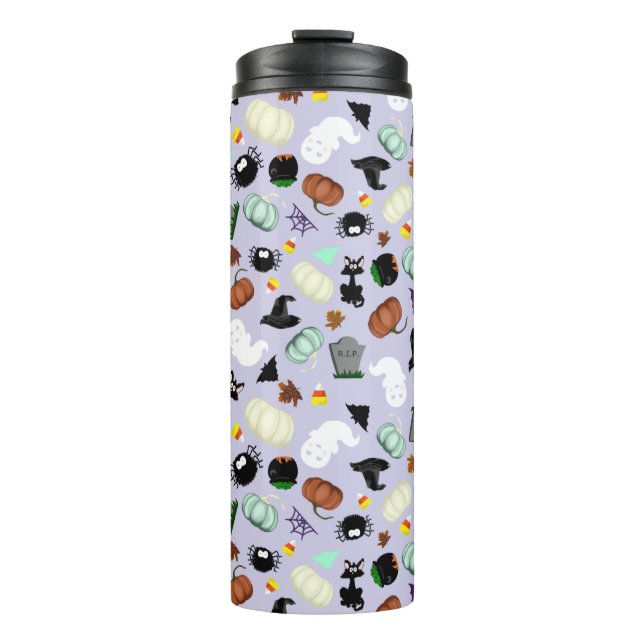 Pastel Halloween Thermosbecher (Vorderseite)