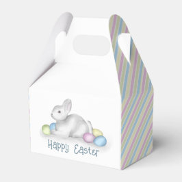 Pastel Happy Oaster Bunny Simple Typografie Geschenkschachtel