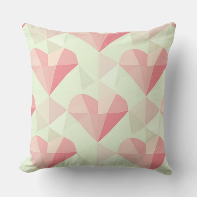 Pastel Heart Harmony Cushion Kissen (Vorderseite)