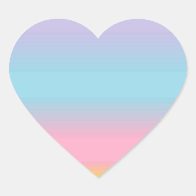 Pastel Heart Stickers (Vorderseite)
