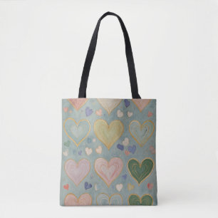 Pastel Heart Tapestry