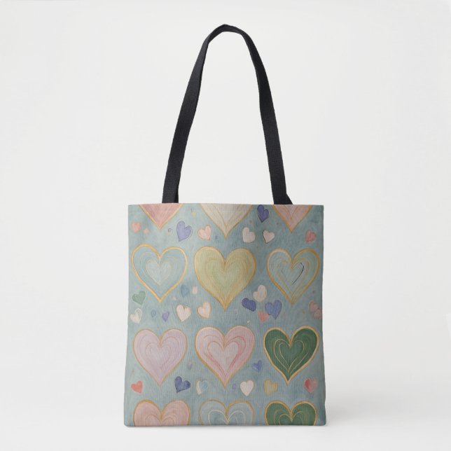 Pastel Heart Tapestry (Vorderseite)