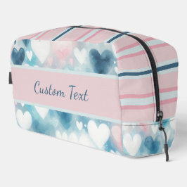 Pastel Hearts: Liebe in Wasserfarbe Waschbeutel