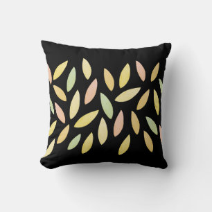 Pastel Herbstlaubs Muster Kissen