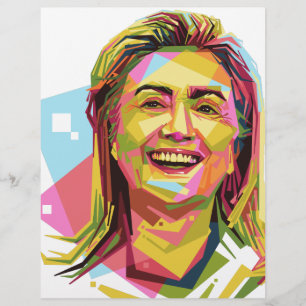 Pastel Hillary Clinton