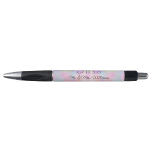 Pastel Holographic Glitzer Personalisiert Wedding Kugelschreiber
