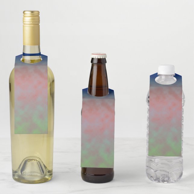 Pastel Horizon Flaschenanhänger (Beispiel)