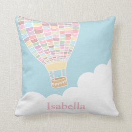 Pastel Hot Air Ballon Kinderzimmer Decke Kissen