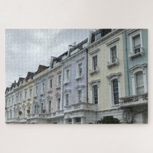 Pastel Houses, Priory Walk, London, England Puzzle