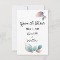 Pastel Iridescent Blätter Hochzeiten Dreamy Pastel