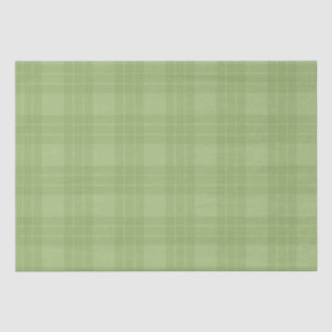 PASTEL IRISH GRÜNE KARIERTE PATTER SEIDENPAPIER