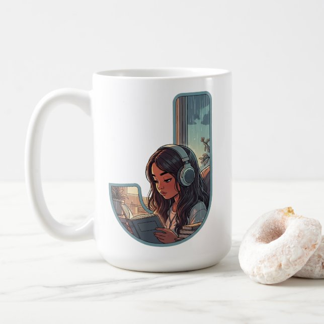 Pastel J with Lo-Fi Girl Kaffeetasse (Mit Donut)