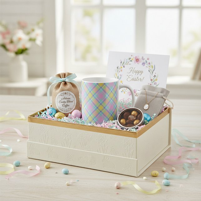 Pastel kariert kaffeetasse (Von Creator hochgeladen)