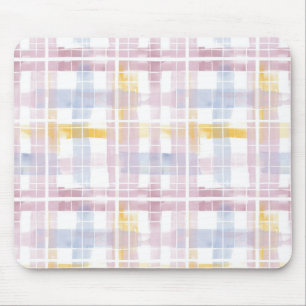 Pastel kariert mousepad