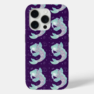 Pastel-Karpfen Whimsische Volkskunst Unterwasser Case-Mate iPhone Hülle