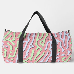 Pastel Kawaii Abstrakt-farbiger Spritzer Design Duffle Bag