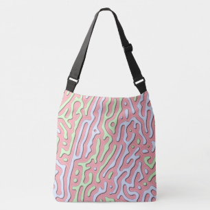 Pastel Kawaii Abstrakt-farbiger Spritzer Design Tragetaschen Mit Langen Trägern