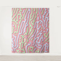Pastel Kawaii Abstrakt-farbiges Squiggle-Design