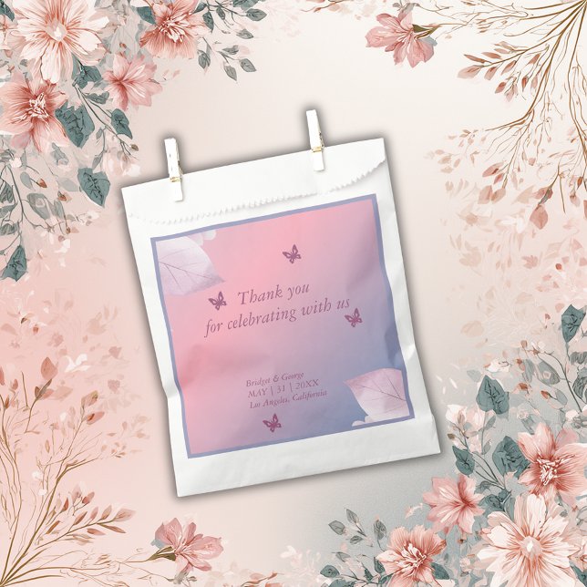 Pastel Kirsche Blüte Sakura Hochzeit danke Geschenktütchen (Von Creator hochgeladen)