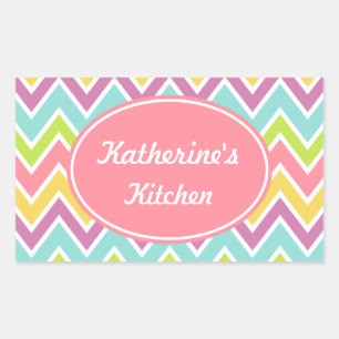Pastel Kitchen Stickers