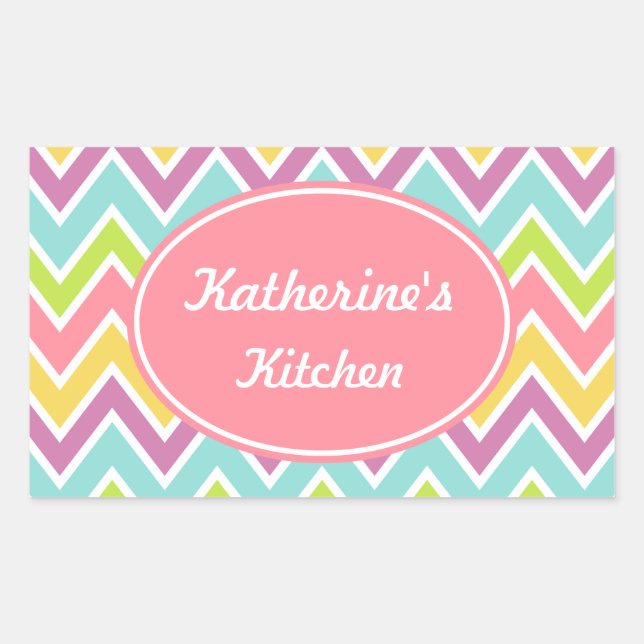 Pastel Kitchen Stickers (Vorderseite)