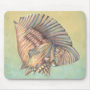 Pastel Large Conch Muschel Mousepad