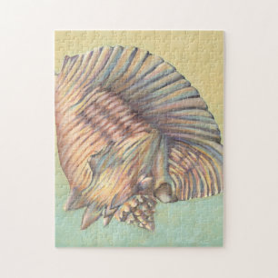 Pastel Large Conch Muschel Puzzle