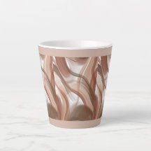 "Pastel Latte Tasse - Elegantes und modernes Desig