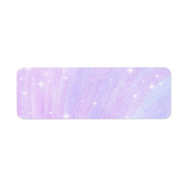 Pastel Lavender Address Labels (Vorne)
