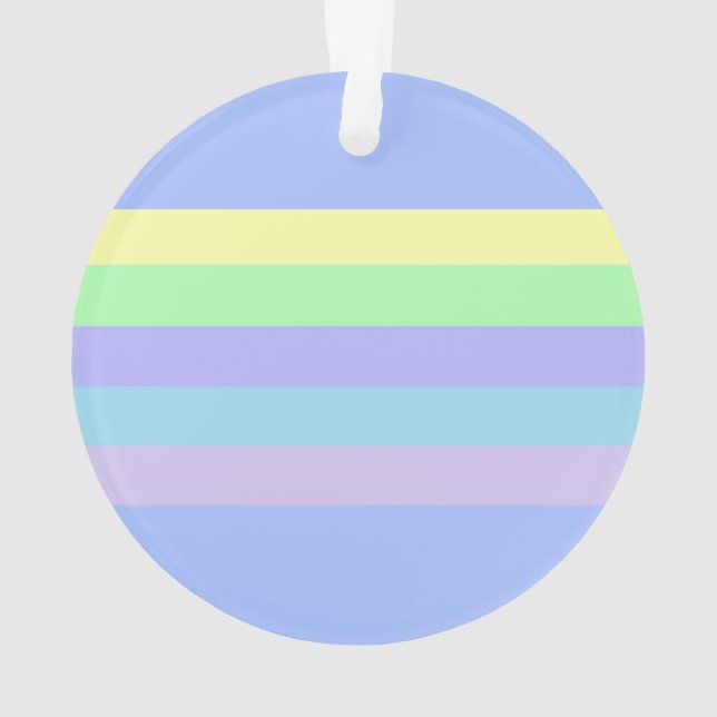 Pastel Lavender Blue Ornament (Rückseite)