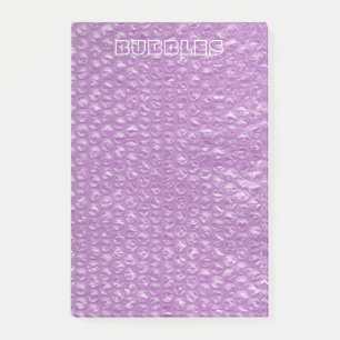 Pastel Lavender Traube Pop Bubble Wrap Lila Post-it Klebezettel