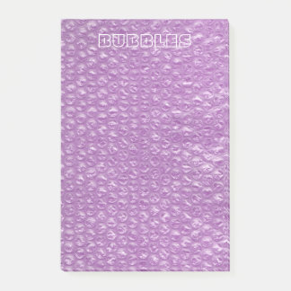 Pastel Lavender Traube Pop Bubble Wrap Lila Post-it Klebezettel