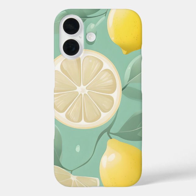 Pastel Lemon Iphone Case (Rückseite)
