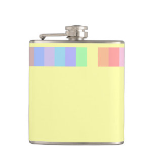 Pastel Lemon Yellow Flachmann