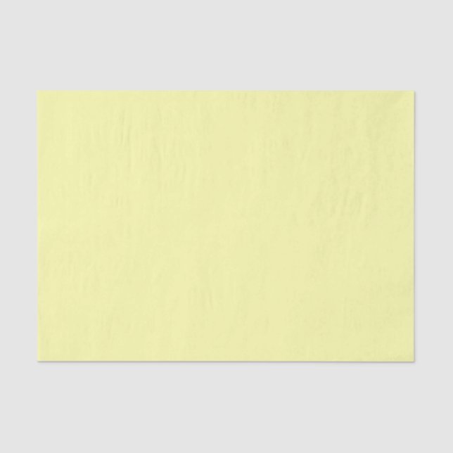 Pastel Lemon Yellow Seidenpapier (Vorderseite)