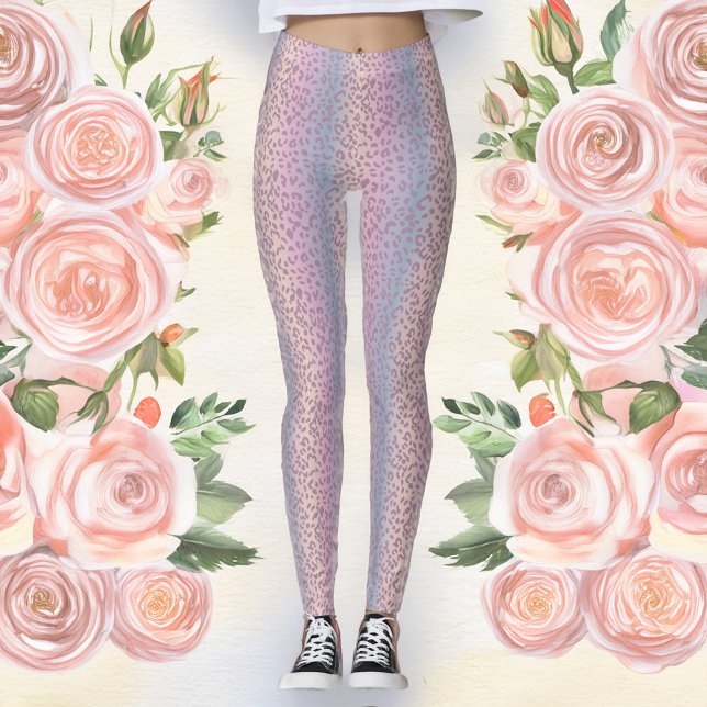 Pastel Leopard Print Leggings (Von Creator hochgeladen)