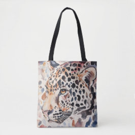 Pastel Leopard Schultertasche
