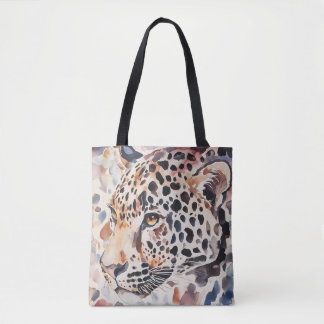 Pastel Leopard Schultertasche