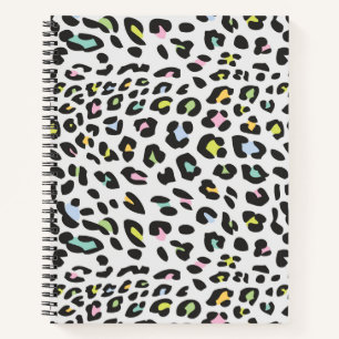 Pastel Leopard Spot Pattern Notizbuch