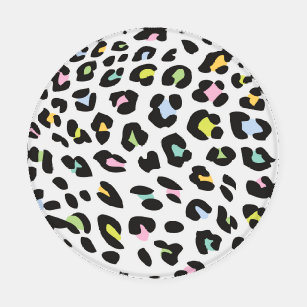 Pastel Leopard Spot Pattern Untersetzer Set