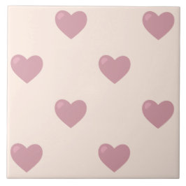 Pastel Liebe Hearts Fliese